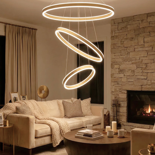 Citilux Дуэт CL719682 LED Люстра подвесная с пультом Золото фото 11 Citilux Дуэт CL719682 LED Люстра подвесная с пультом Золото фото 11