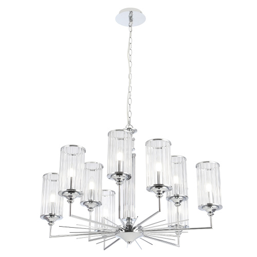 Crystal Lux Люстра Crystal Lux GLORIA SP9 CHROME фото 6 Crystal Lux Люстра Crystal Lux GLORIA SP9 CHROME фото 6