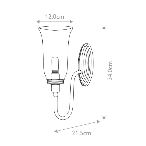 Бра для ванных комнат Elstead Interior, Арт. BATH-BLAKE2-PB фото 2