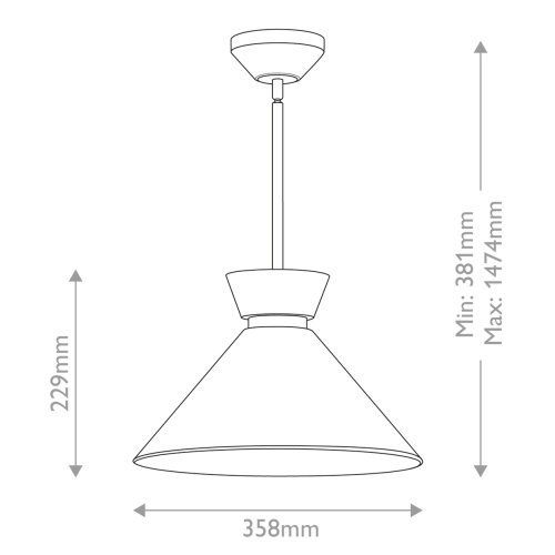 Подвесной светильник Alora Mood, Арт. ALM-HALSTON-P-M-BK фото 8