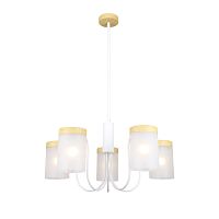 Светильник на штанге Escada 1172/5P E14*40W White/Wood