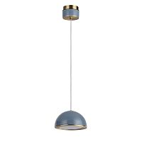 5452/6LA L-VISION ODL_EX26 011 светлая бронза/синий/металл/керамика/акрил Подвес LED 6W 3000K LULU