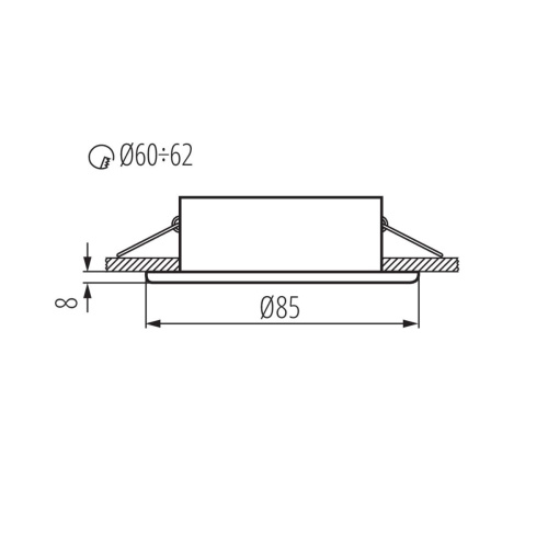 Точечный светильник Kanlux MARIN CT-S80-B 32501 фото 5 Точечный светильник Kanlux MARIN CT-S80-B 32501 фото 5