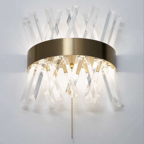 Citilux Ричард CL336313 LED Бра хрустальное с выключателем Бронза фото 9 Citilux Ричард CL336313 LED Бра хрустальное с выключателем Бронза фото 9