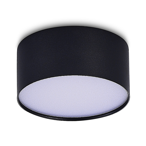 ST606.442.12 Светильник потолочный Черный LED 1*12W 4000K 1 080Lm Ra>90 120° IP20 D120xH55 185-265V Накладные светильники фото 2