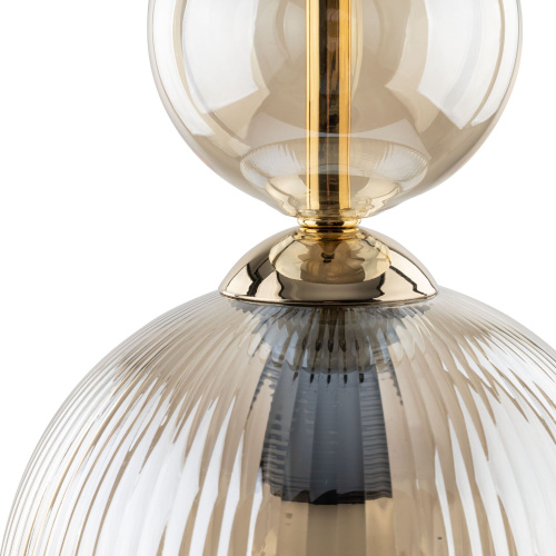 Подвесной светильник с плафонами из фактурного стекла 11040 Sophia Cognac фото 2 Подвесной светильник с плафонами из фактурного стекла 11040 Sophia Cognac фото 2