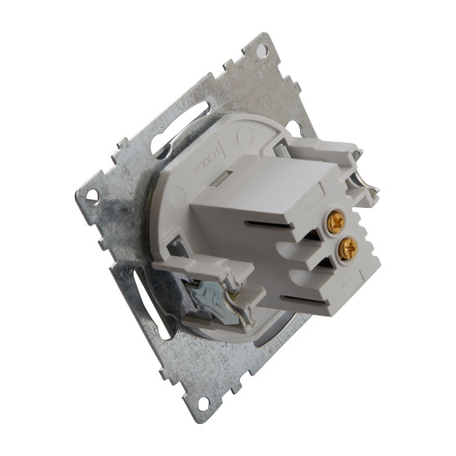 Розетка USB 2-местная (механизм), STEKKER GLS10-7115-03, 250B, 2,1А, серия Катрин, серебро фото 6