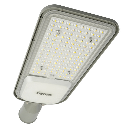 Светодиодный уличный консольный светильник Feron SP3050 100W 4000K 230V, серый фото 12