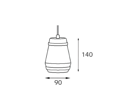 Leo SP 6264 brass светильник подвесной фото 2