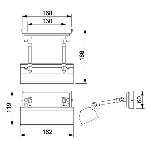 Светильник для картин CHAWTON-PLS-PB Elstead, арт. CHAWTON-PLS-PB фото 7