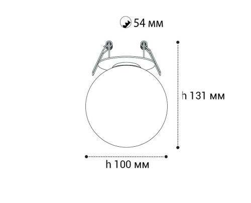 IT08-8026 black 3000K светильник встраиваемый фото 4 IT08-8026 black 3000K светильник встраиваемый фото 4