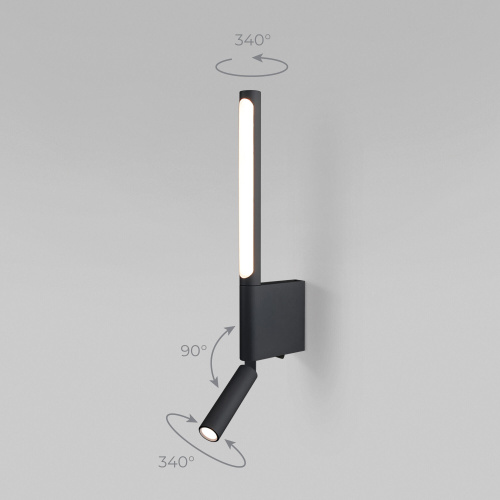 Настенный светодиодный светильник Sarca 40111/LED черный фото 6 Настенный светодиодный светильник Sarca 40111/LED черный фото 6