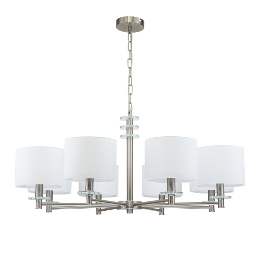 Подвесной светильник Escada 641/8PL E14*60W Satin nickel фото 2 Подвесной светильник Escada 641/8PL E14*60W Satin nickel фото 2