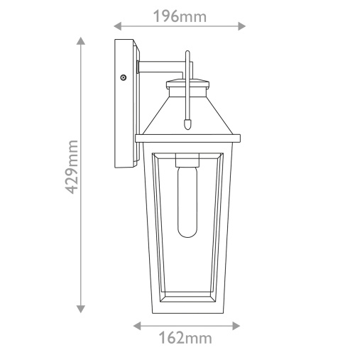 Настенный фонарь Quoizel, Арт. QZ-BUCKLEY-M-MBK фото 5
