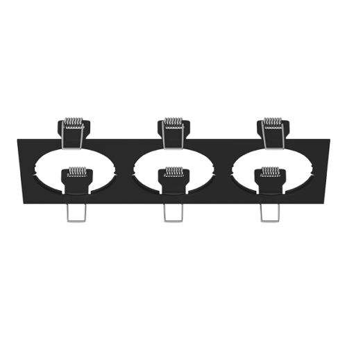 217537 Рамка INTERO 16 Triple QUADRO ЧЕРНЫЙ 217537 Рамка INTERO 16 Triple QUADRO ЧЕРНЫЙ