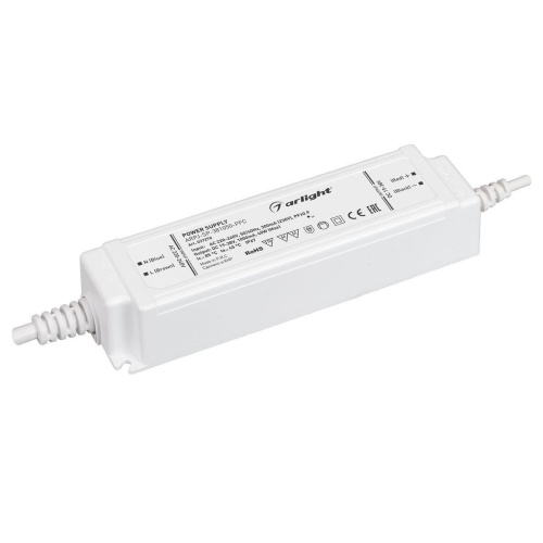 Драйвер Arlight ARPJ-SP-381050-PFC 19-38V 40W IP67 1,05A 037270 Драйвер Arlight ARPJ-SP-381050-PFC 19-38V 40W IP67 1,05A 037270