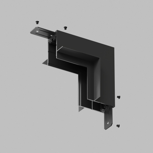 TR2118-BK Угол стена-потолок встраиваемый под ГКЛ SMART, черный