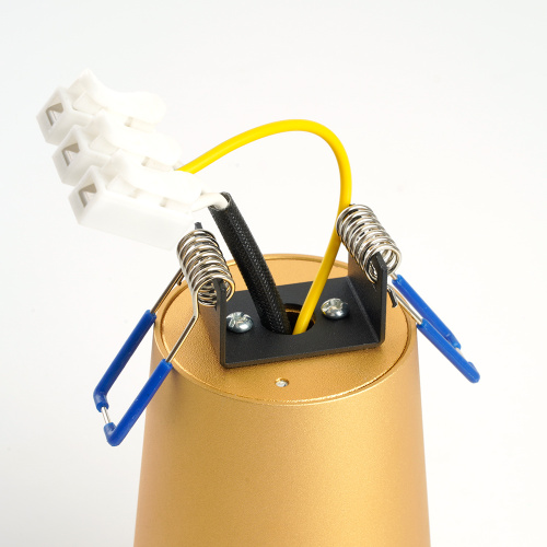 Светильник потолочный Feron ML185 Barrel BELL MR16 35W, 230V, GU10, золото фото 7