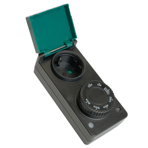 Розетка с таймером (с датчиком освещенности) Feron TM29 суточная мощность 2300W/10A IP44 фото 2