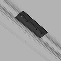 Slim Magnetic Соединительная планка широкая для шинопровода черный 85088/00 85088/00