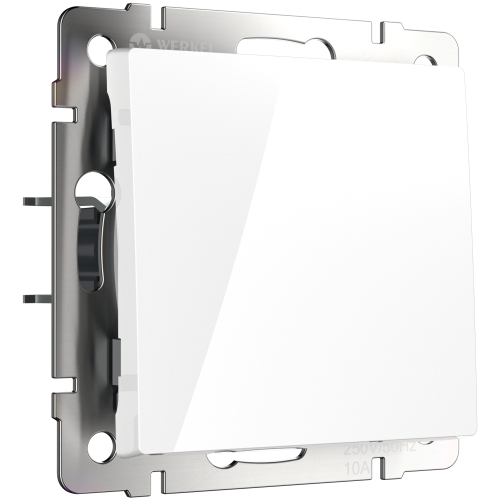 Выключатель одноклавишный проходной (белый) W1112001 фото 5 Выключатель одноклавишный проходной (белый) W1112001 фото 5