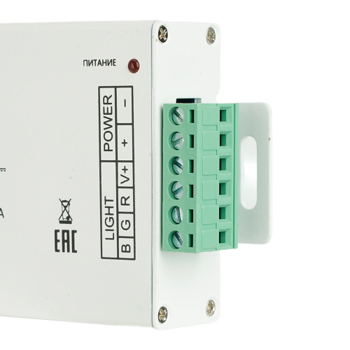 Контроллер для светодиодной ленты с П/У белый, 12-24V, LD56 фото 7