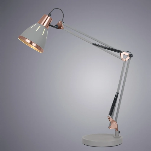 Офисная настольная лампа Arte Lamp PIXAR A2246LT-1GY фото 2 Офисная настольная лампа Arte Lamp PIXAR A2246LT-1GY фото 2