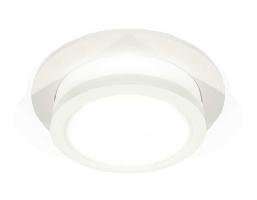 Комплект встраиваемого светильника Ambrella light Techno Spot XC7621041 SWH/FR белый песок/белый матовый (C7621, N7120)