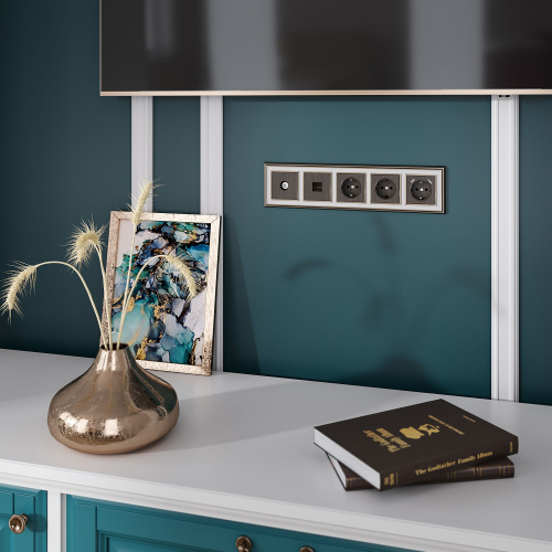 Накладка для TV розетки оконечной (бронзовый) W1193012 фото 2 Накладка для TV розетки оконечной (бронзовый) W1193012 фото 2