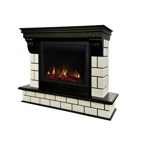 Электрокамин RealFlame Castle 25,5 AO античный дуб с очагом Saphir 25,5 фото 2 Электрокамин RealFlame Castle 25,5 AO античный дуб с очагом Saphir 25,5 фото 2