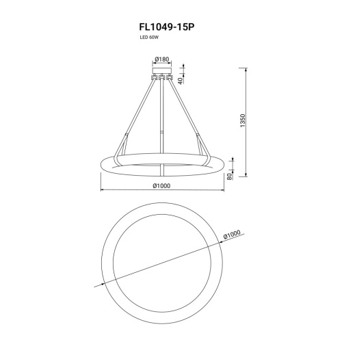 Подвесная люстра Secretum FL1049-15P фото 2 Подвесная люстра Secretum FL1049-15P фото 2