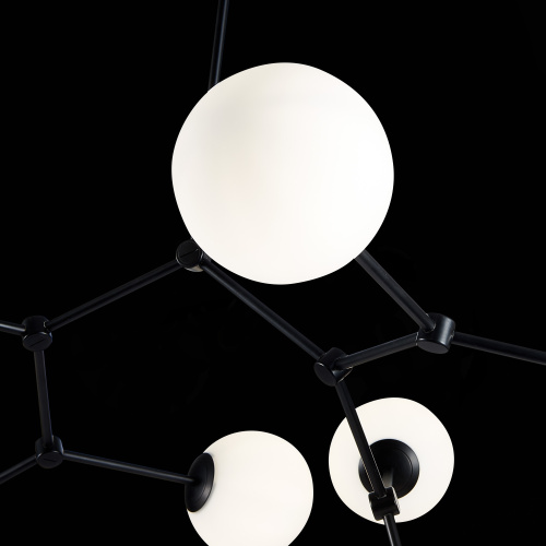 SL1506.403.08 Люстра подвесная ST-Luce Черный/Белый E14 8*40W CHIETI фото 4 SL1506.403.08 Люстра подвесная ST-Luce Черный/Белый E14 8*40W CHIETI фото 4