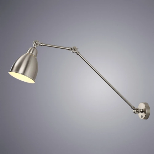 Бра Arte Lamp BRACCIO A2055AP-1SS фото 2 Бра Arte Lamp BRACCIO A2055AP-1SS фото 2