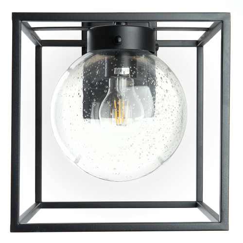 Светильник садово-парковый Feron PL711 на стену вниз  60W E27 230V, черный фото 5