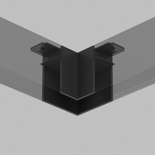 TR2102-BK Угловой соединитель для шинопровода SMART черный фото 4