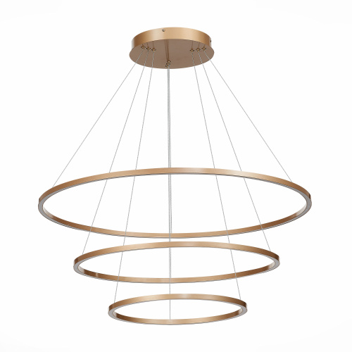 ST605.203.114 Cветильник подвесной SMART ST-Luce Золотистый/Белый LED 1*114W 2800-6500K AURA фото 2