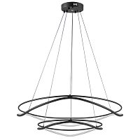 736527 Люстра ROTONDA 115W LED 5736LM 120G ЧЕРНЫЙ 3000-6000K