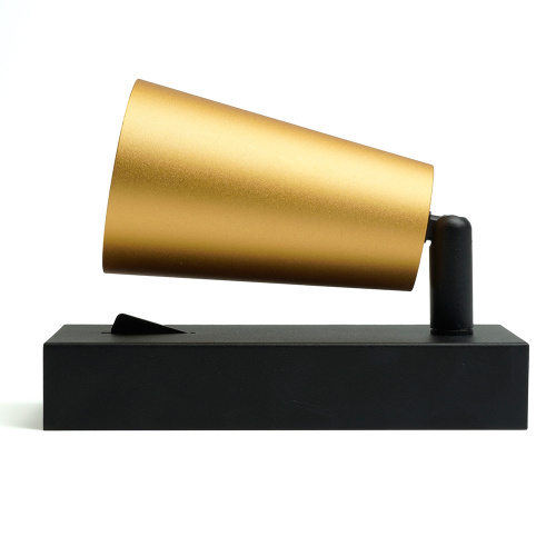 Светильник Feron ML1850 BELL, 35W, 230V, GU10, золото и чёрный фото 7