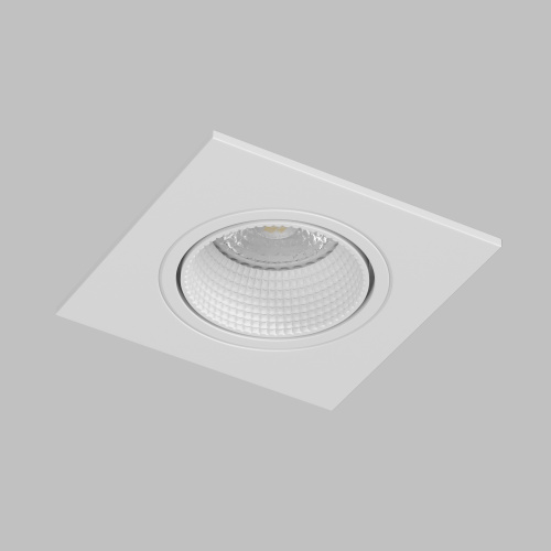 DK3071-WH Встраиваемый светильник, IP 20, 10 Вт, GU5.3, LED, белый/белый, пластик фото 4