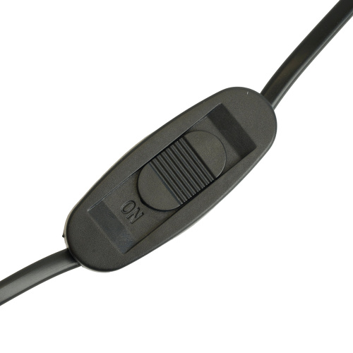 Сетевой шнур с выключателем, 230V 1,9м черный, KF-HK-1-2 фото 3