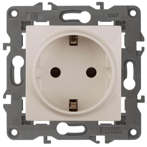 Розетка ЭРА Elegance 2P E Schuko 16A 250V 14-2101-02 Б0034265 Розетка ЭРА Elegance 2P E Schuko 16A 250V 14-2101-02 Б0034265