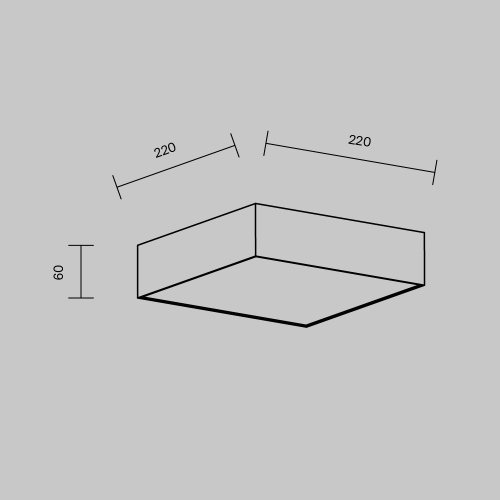 Потолочный светильник Technical C032CL-24W4K-SQ-B фото 5 Потолочный светильник Technical C032CL-24W4K-SQ-B фото 5