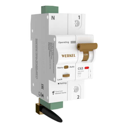 Умный автоматический выключатель 1 P 63 A C 6 kA W1001P6301 Умный автоматический выключатель 1 P 63 A C 6 kA W1001P6301