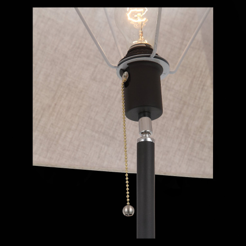 SLE302.415.01 Торшер ST-Luce Черный, Коричневый/Бежевый E27 1*40W MENOLA фото 5