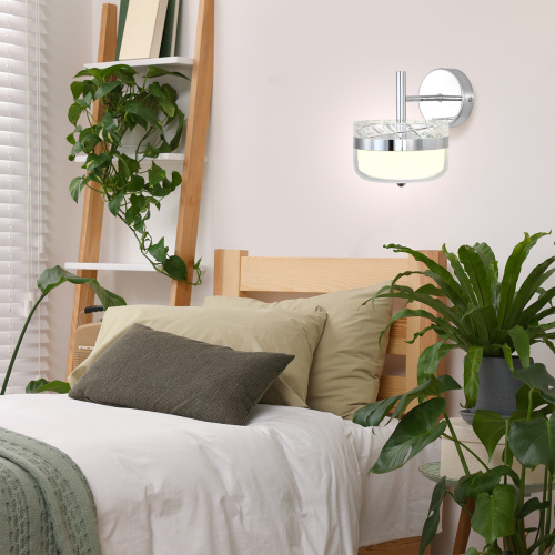 Настенный светильник Escada 10298/1 LED*10W Chrome фото 6 Настенный светильник Escada 10298/1 LED*10W Chrome фото 6