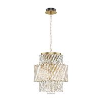 SL6138.303.04 Светильник подвесной ST-Luce латунь/прозрачный E14 4*40W RITZ