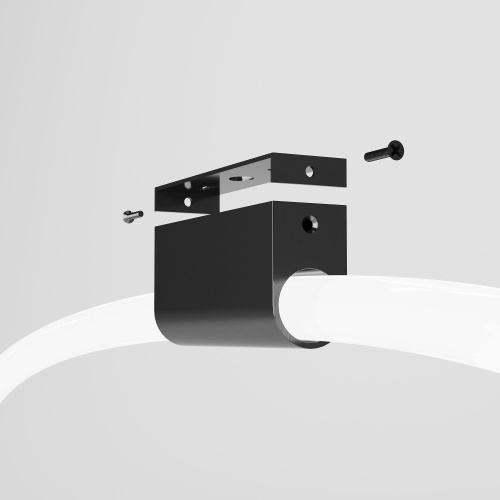 Накладные крепления для круглого гибкого неона Full light черный FL 28100 фото 4