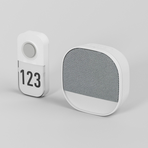 Звонок беспроводной 36M IP20 DBQ30M WL белый фото 2 Звонок беспроводной 36M IP20 DBQ30M WL белый фото 2