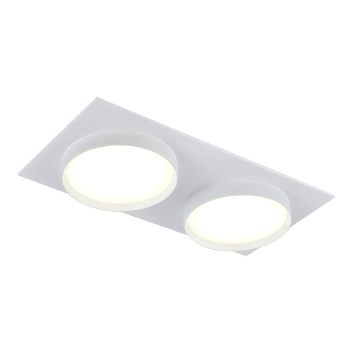 ST258.508.02 Св-к встр. Белый GX53 2*50W IP20 L220xW109xH43 220V Без ламп Встраиваемые светильники фото 3