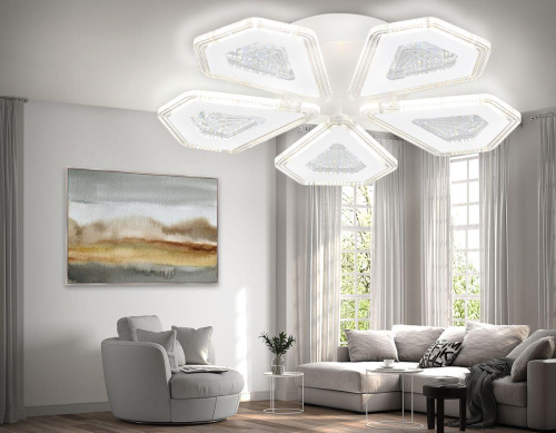 Потолочная светодиодная люстра Ambrella light Acrylica Original FA4030 фото 2